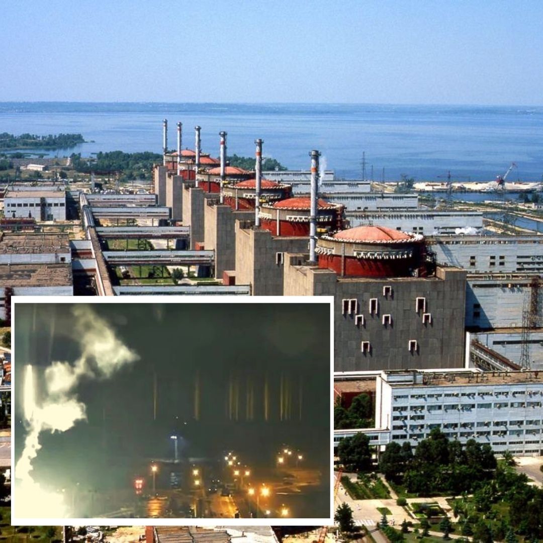 Europes Largest Nuclear Power Plant On Fire In Ukraine After Russian Shelling