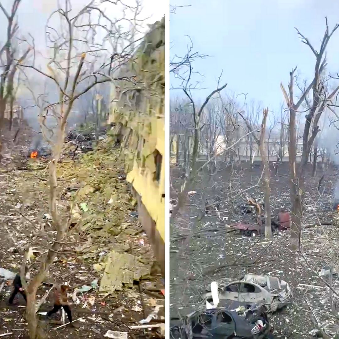 Ukraine War: Maternity Hospital In Mariupol Destroyed By Russian Airstrike, Zelenskyy Shares Horrific Footage