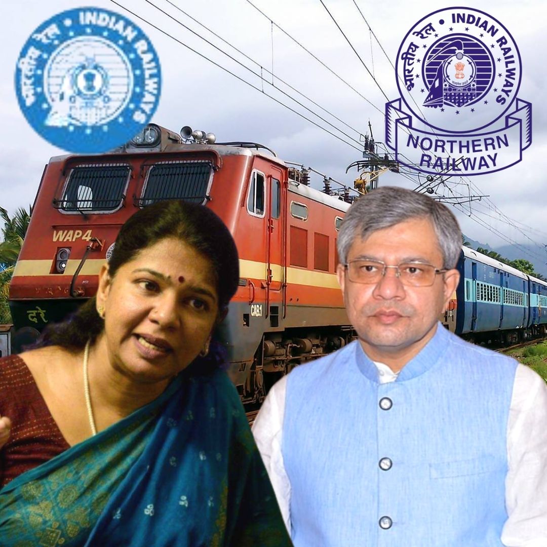 Northern Railways Allocated Rs 13,200 Cr, 44% More Than South; TN MP Kanimozhi Calls Out Disparity