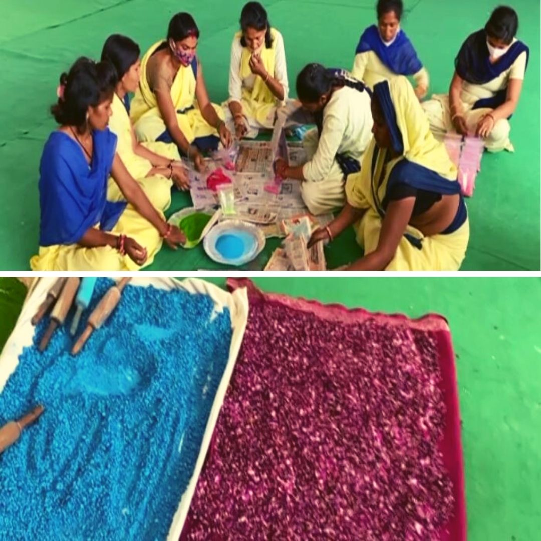 Organic Holi: Women Inmates At Indore Jail Make Herbal Colours From Fruits, Flowers, Vegetables