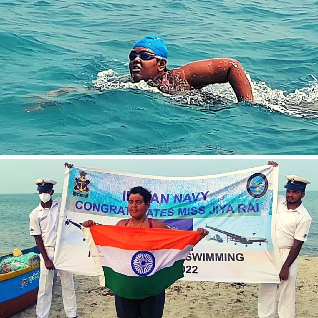 Mumbai Autistic Girl Swims From Sri Lanka To Tamil Nadu In 13 Hours, Sets New World Record