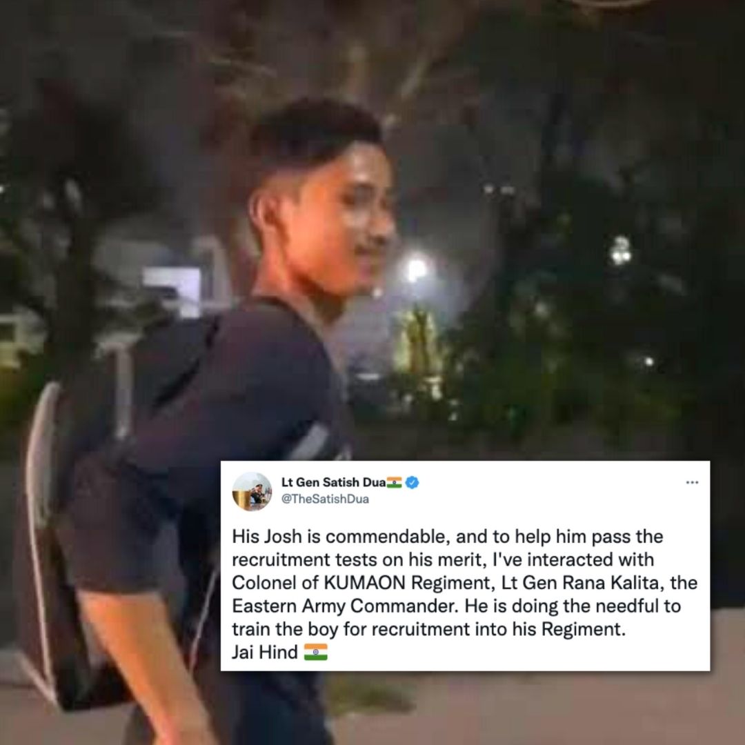 Running Noida Teen Receives Army Training Offer By Retired General After His Video Goes Viral