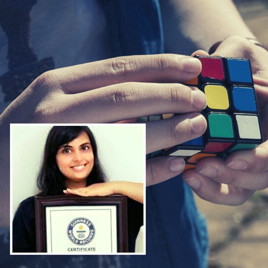 Maharashtra Woman Bags Guinness World Record For Solving Rotating Puzzle Cube