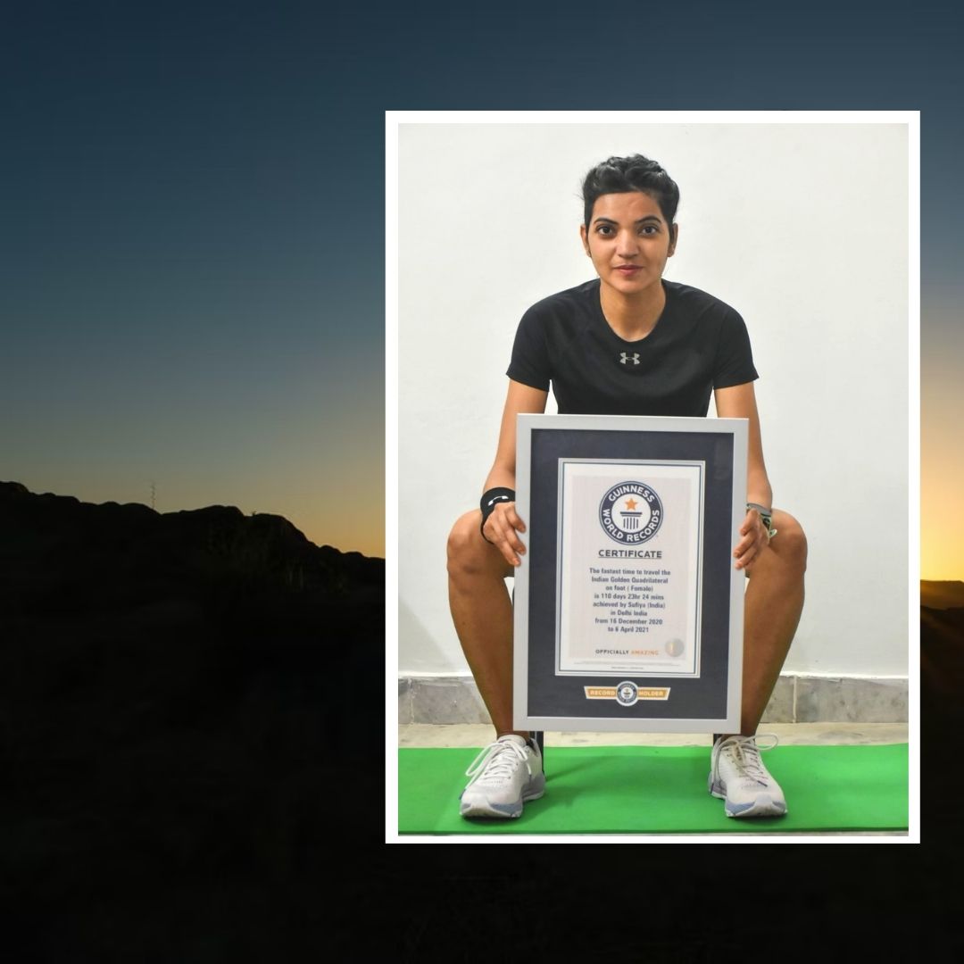 Delhi Athlete Sets Guinness World Record For Golden Quadrilatrel Run, Covers 6,000 Km In 110 Days