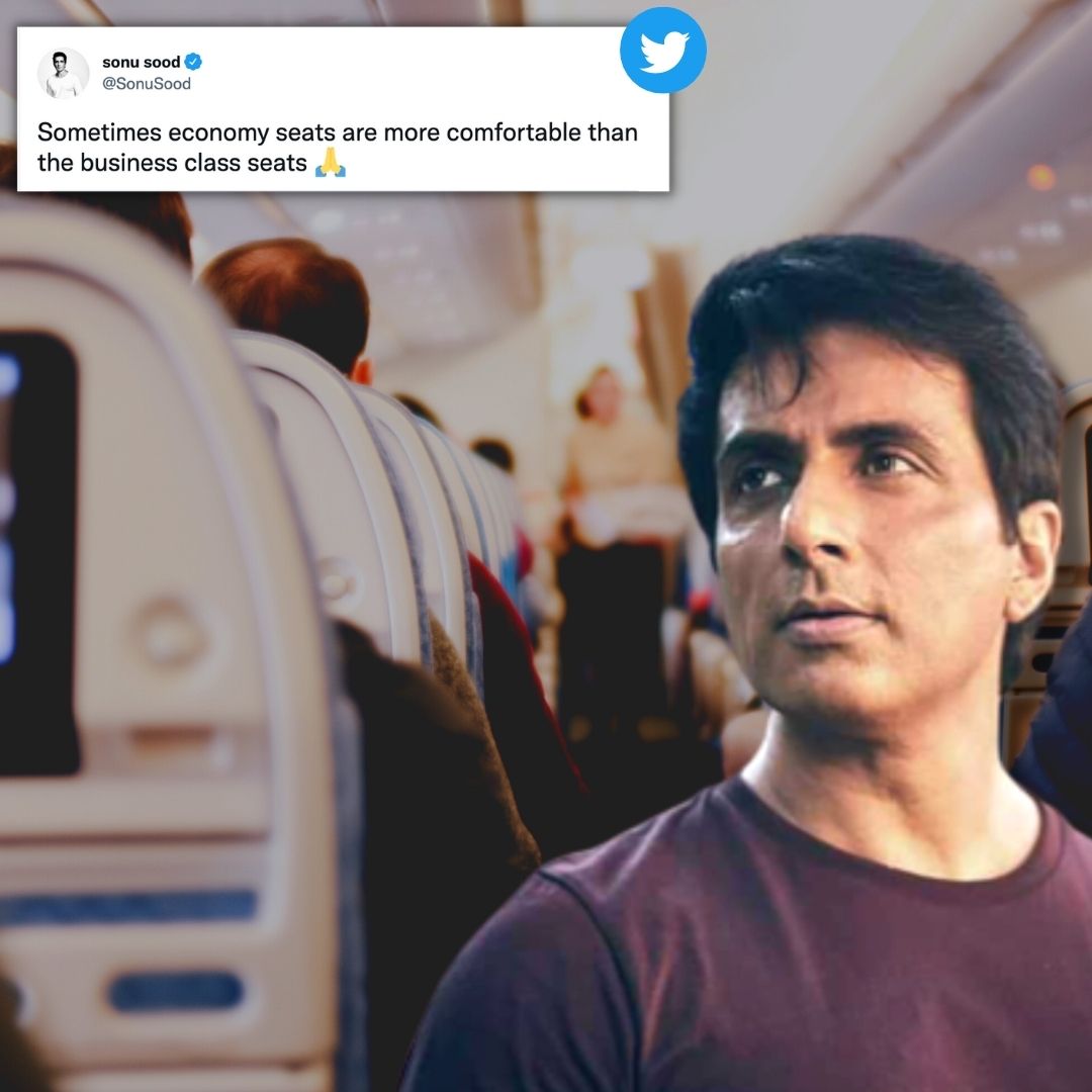 Netizens Laud Sonu Sood For Swapping His Business Class Seat To Help An Old Passenger