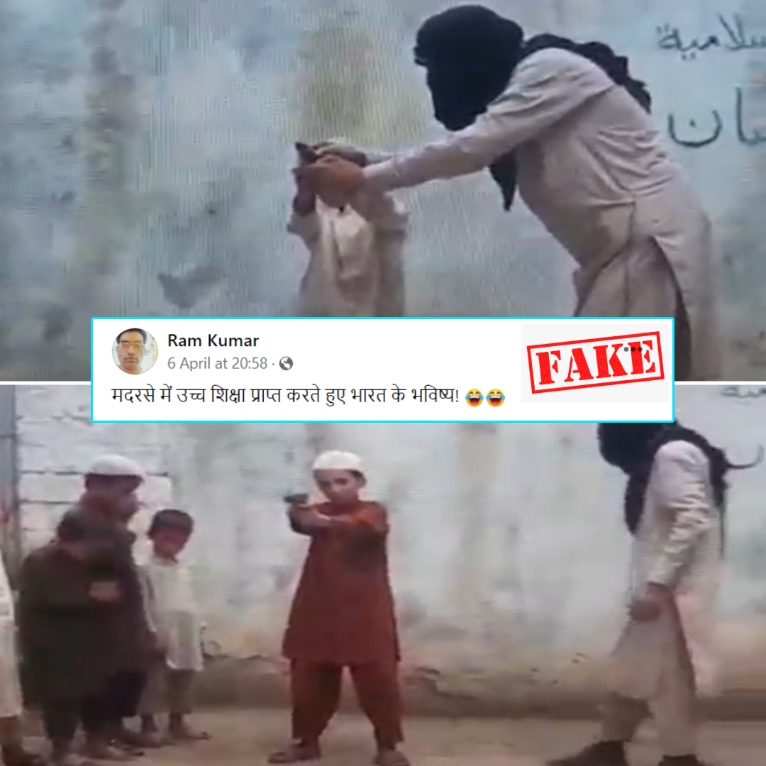 No, This Video Of Muslim Children Being Trained To Use Guns Is Not From Indian Madrasas