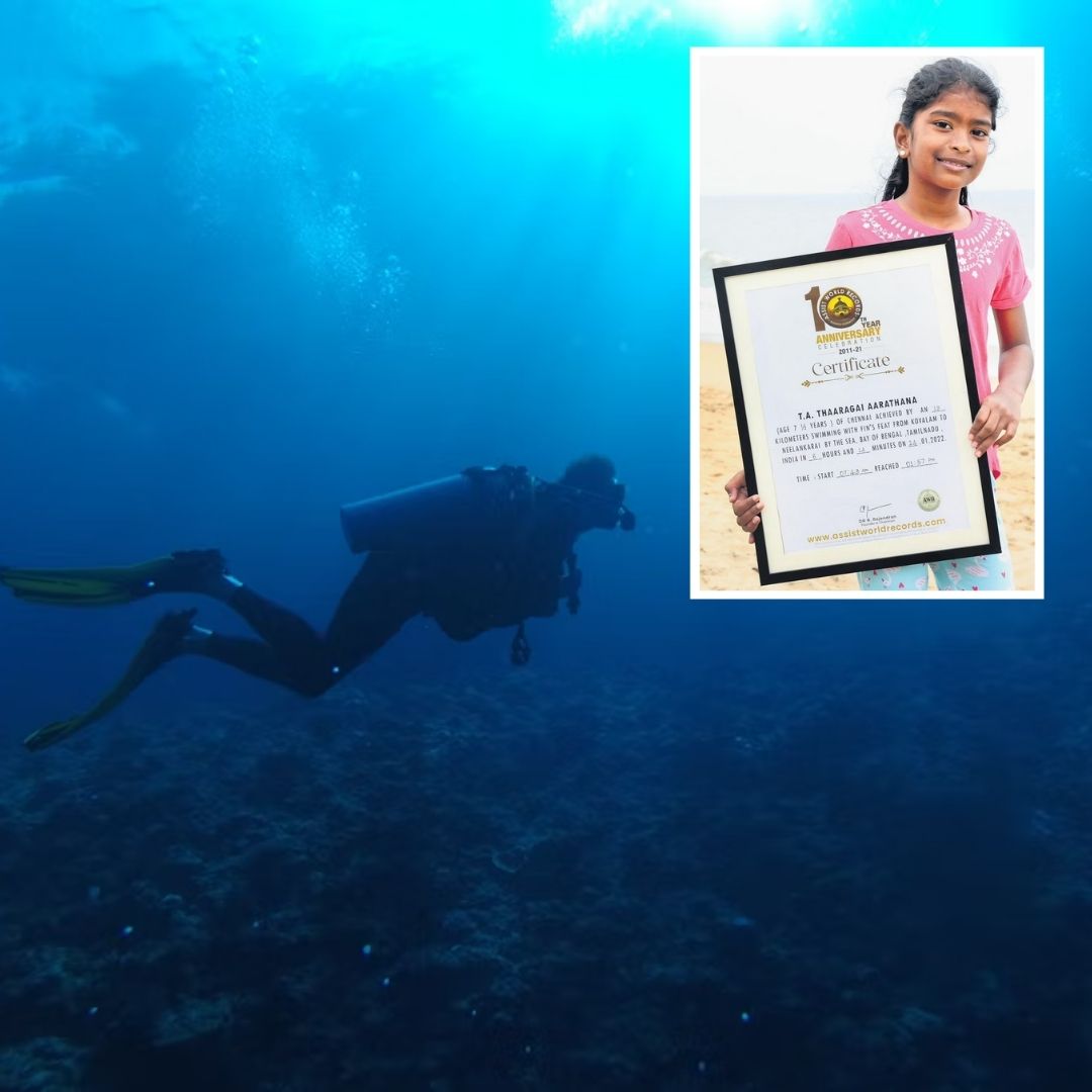 Save Marine Life! 8-year-old Thaaragai Aarathana Dives With Father To Free Up Ocean From Plastic Waste