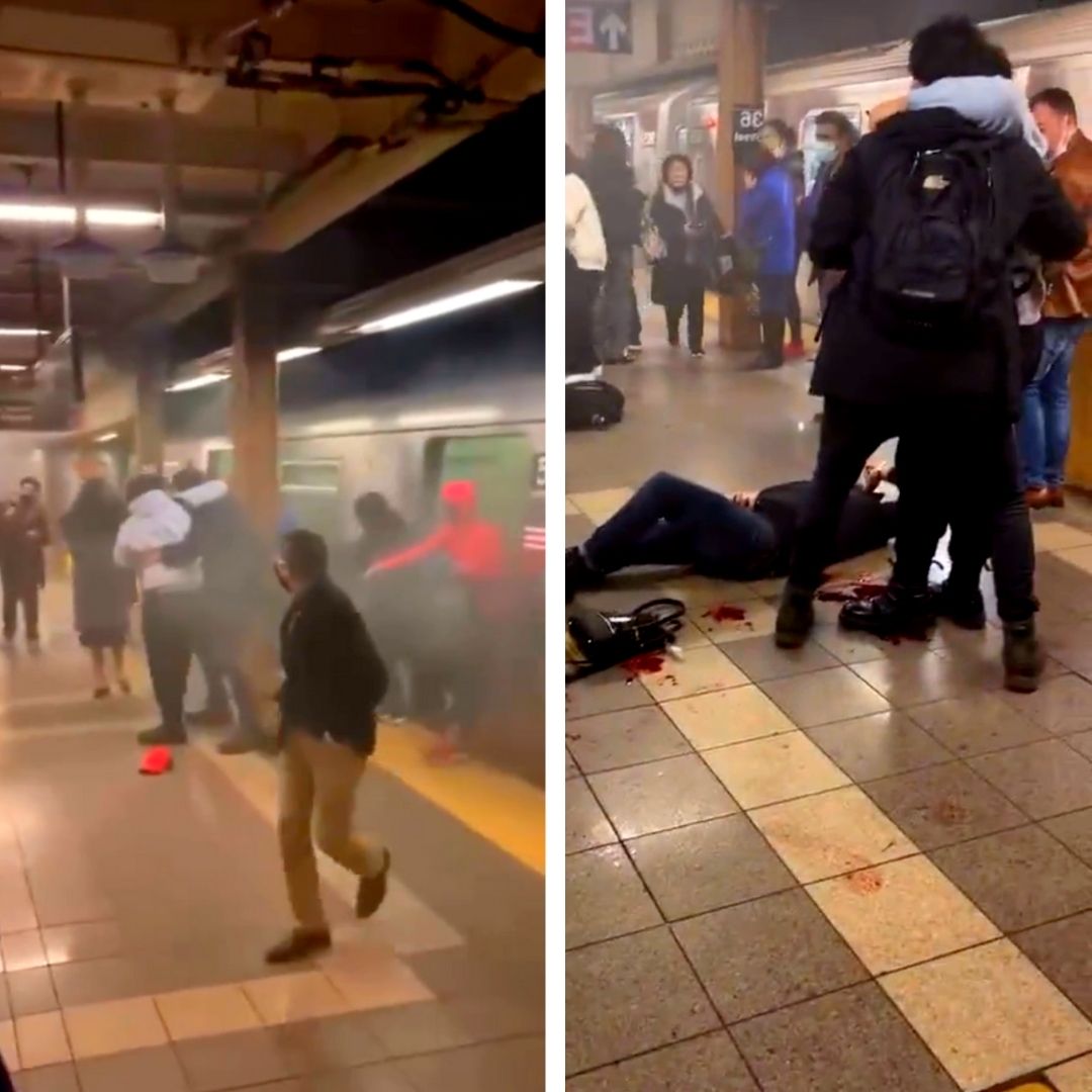 Brooklyn Shooting: Man In Gas Mask Sets Off Smoke Bomb In NY Subway, Injures 23 People