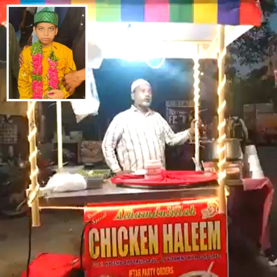 Power Of Social Media! Hyderabad Boy Promotes His Fathers Haleem Stall, Netizens Laud The Efforts