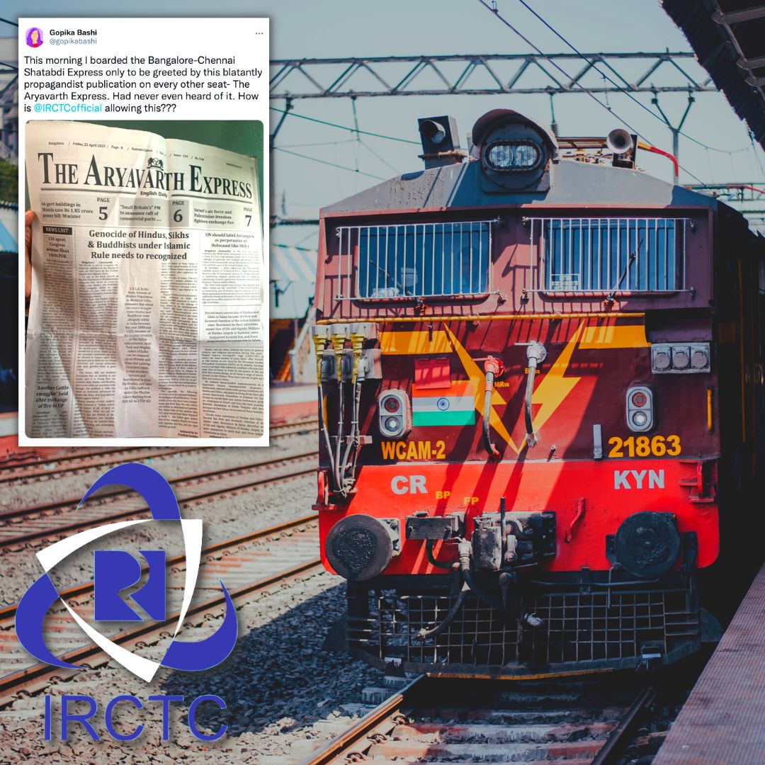 IRCTC Initiates Probe After Distribution Of Propagandist Newspaper On Shatabdi Express