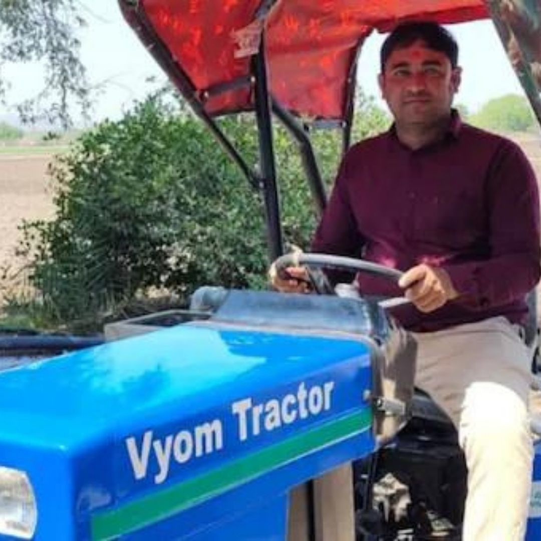 Going Green: Gujarat Farmer Builds Battery-Based Tractor To Counter Rising Fuel Costs