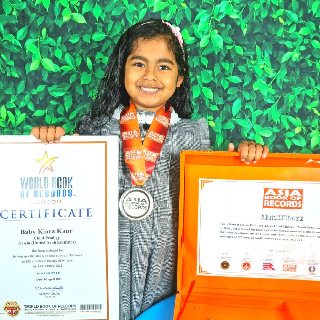 With Several Other Records, 6-Yr-Old Indian American Girl Becomes Youngest World Expo Speaker