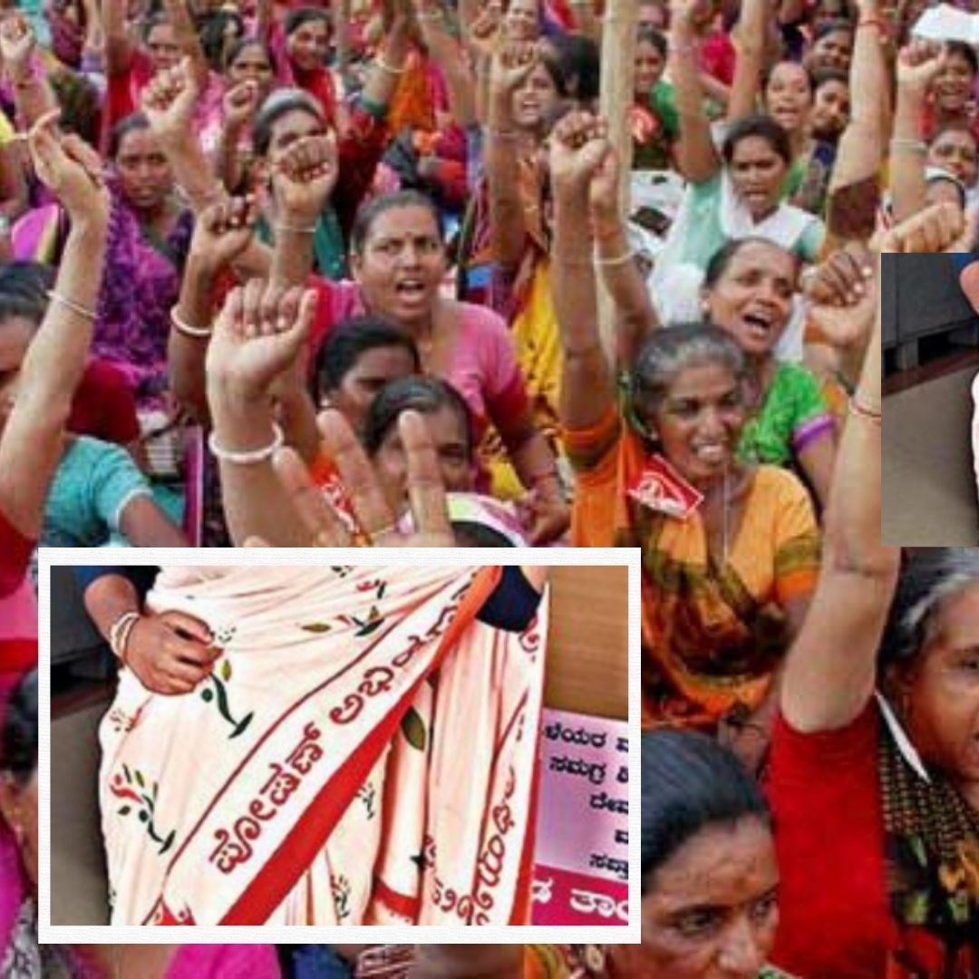 Were Not Advertisement Walls: Anganwadi Workers In Karnataka Say No To Govt Saris