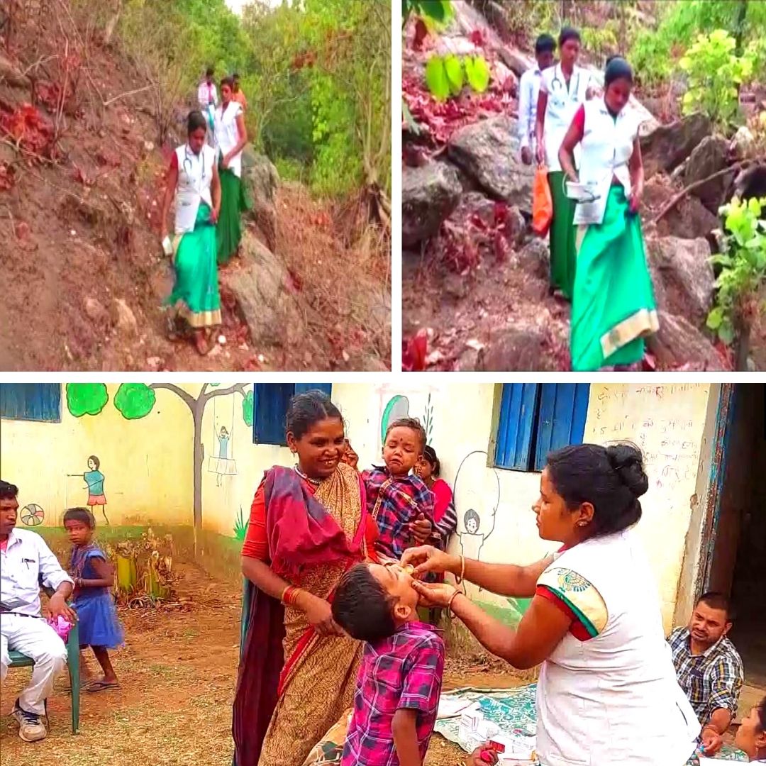 Hats Off! Women Health Workers Walk 10 KM To Conduct Check-Ups At Tribal Village In Chhattisgarh