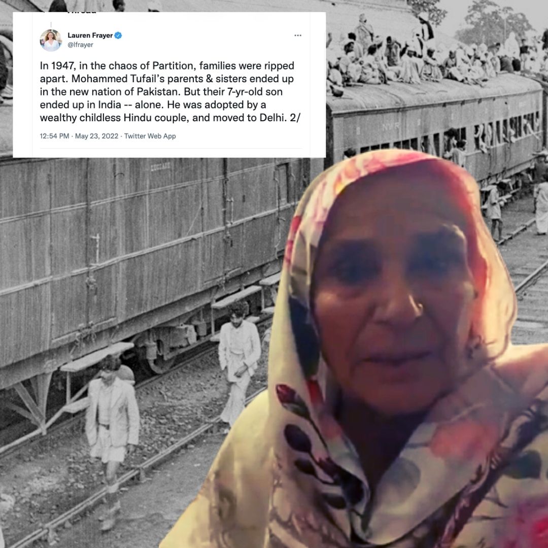 Pakistani Woman Is Searching For Brother Separated During 1947 Partition, Story Goes Viral