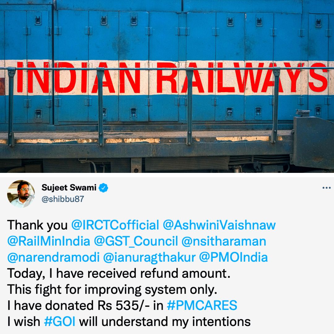 Kota Man Receives Rs 35 Refund From Railways After 5-Yr Fight; Helps 3 Lakh Other IRCTC Users