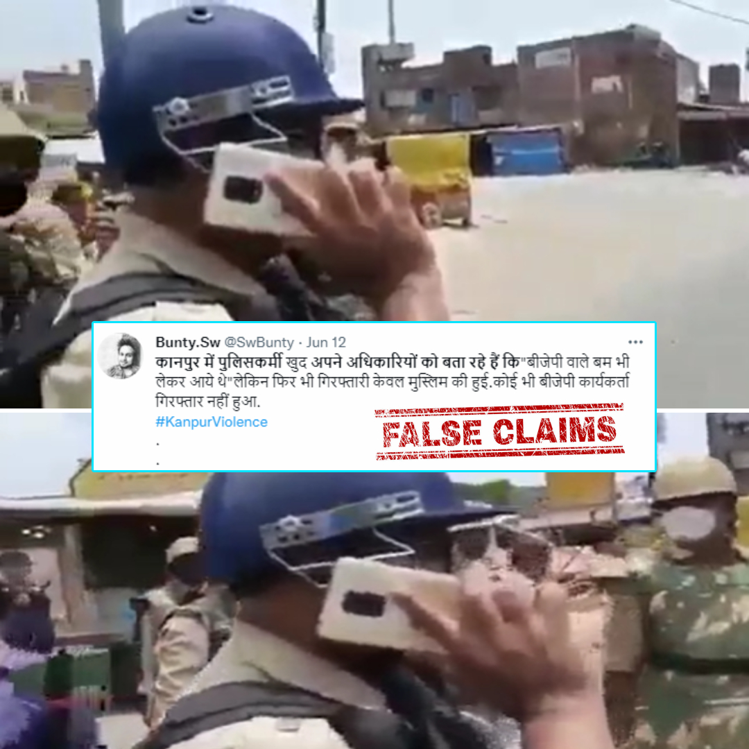 Old Video Of Etawah SP Talking About BJP Bringing Bombs To Protest Falsely Linked To Recent Kanpur Violence
