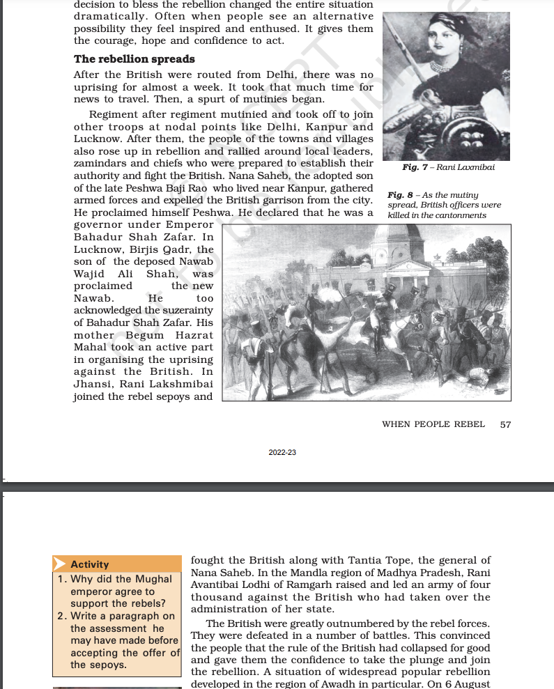 Credit: Class 8, Chapter 5-6, History, NCERT