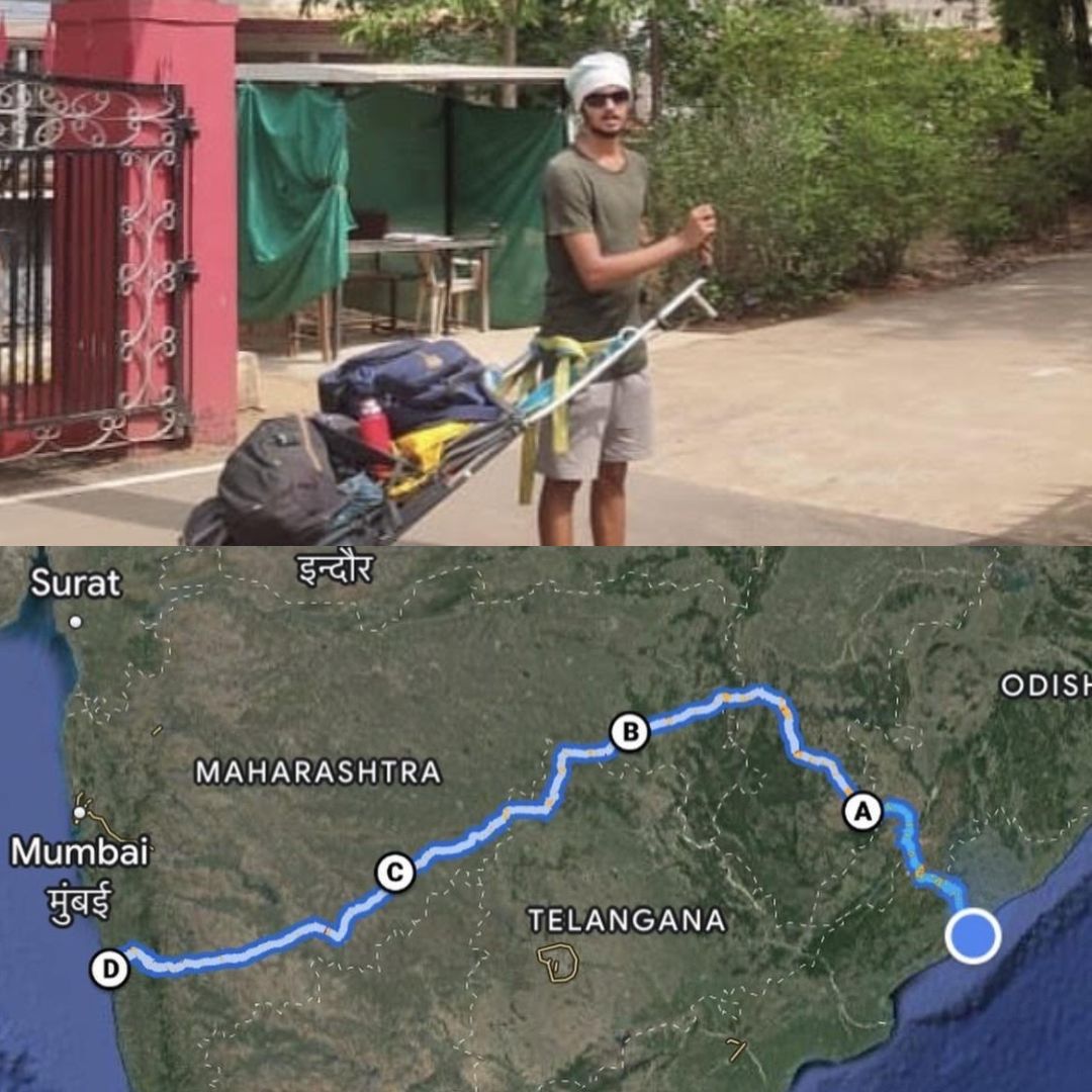 Inspiring! Maharashtra Man Holds 1,800 KM Inter-State Walk To Sensitise People On Various Issues