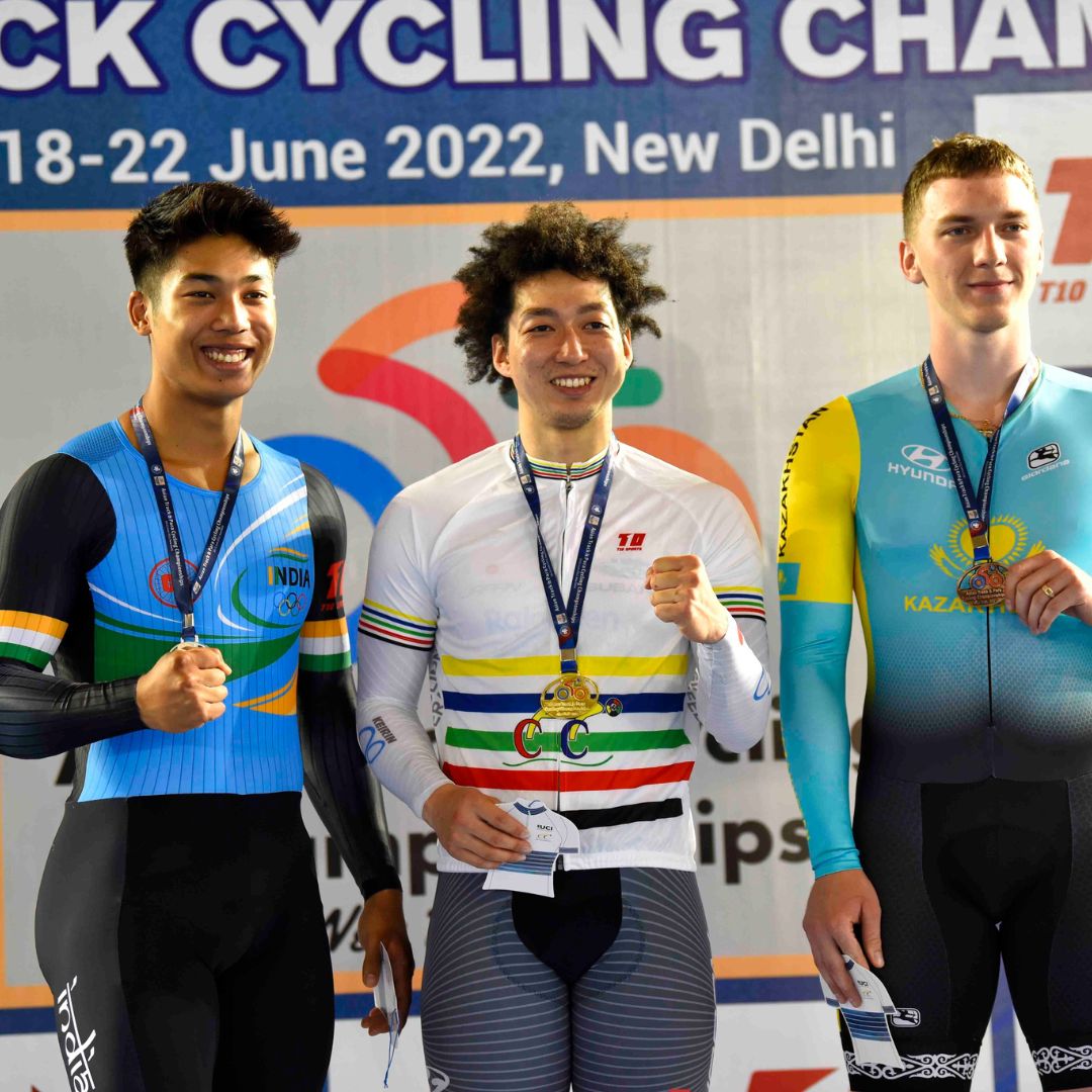 Triumph! Cyclist Ronaldo Singh Becomes First Indian To Bag Silver At Asian Championship