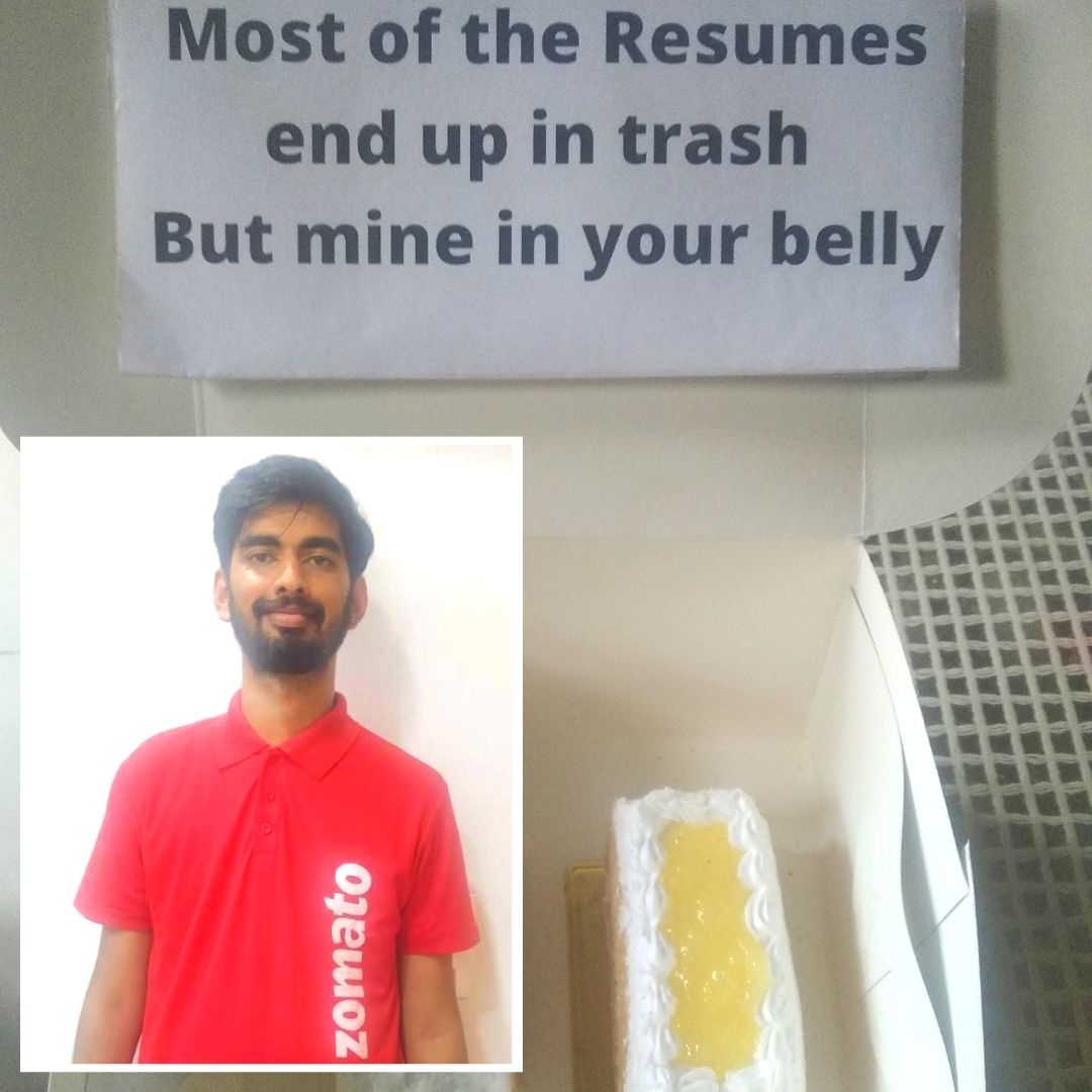 Man Delivers His Resume Dressed Up As A Delivery Agent, Zomato Says Impersonation- Not So Cool