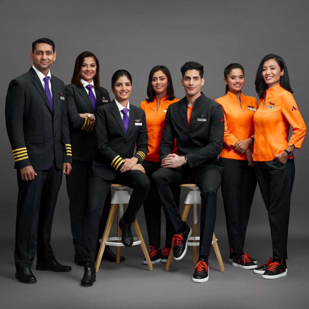 Akasa Air Becomes First Indian Airline To Have Its Crew Uniform Made From Recycled Marine Waste