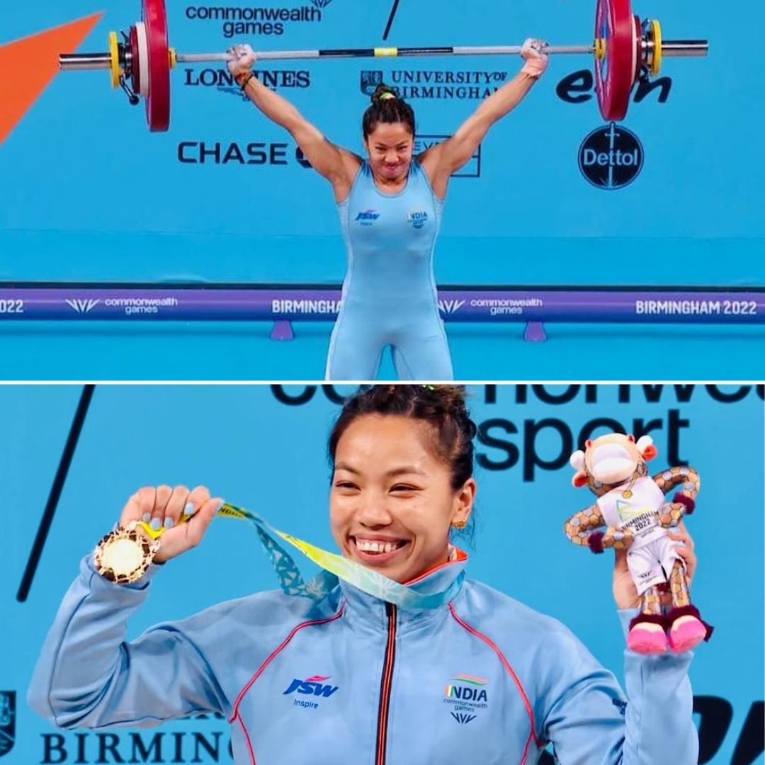 Ace Weightlifter Mirabai Chanu Sets Another Record, Wins First Yellow Medal At CWG 2022