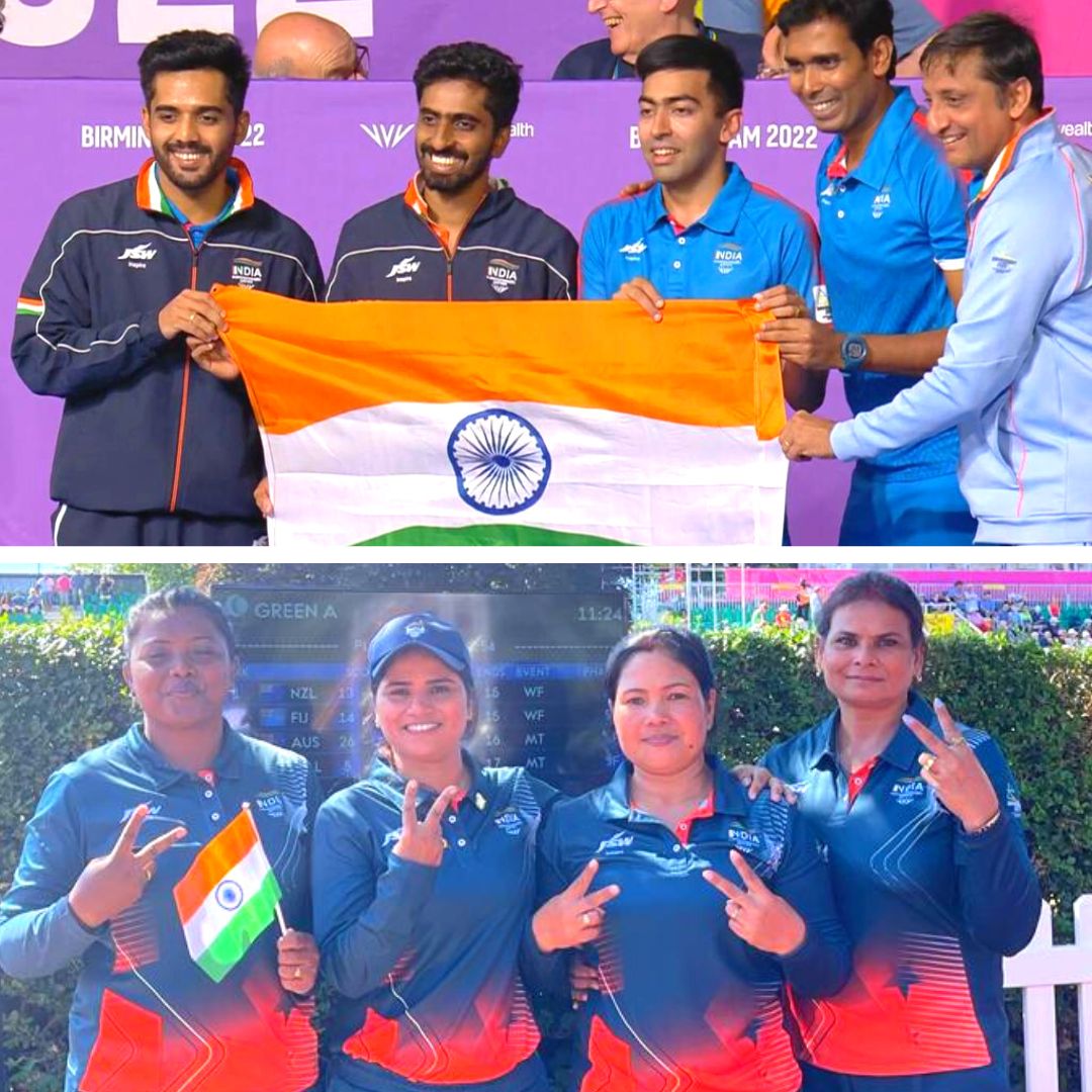 CWG 2022: Gold Medals For Indian Lawn Bowls & TT Teams As Shuttlers Settle For Silver