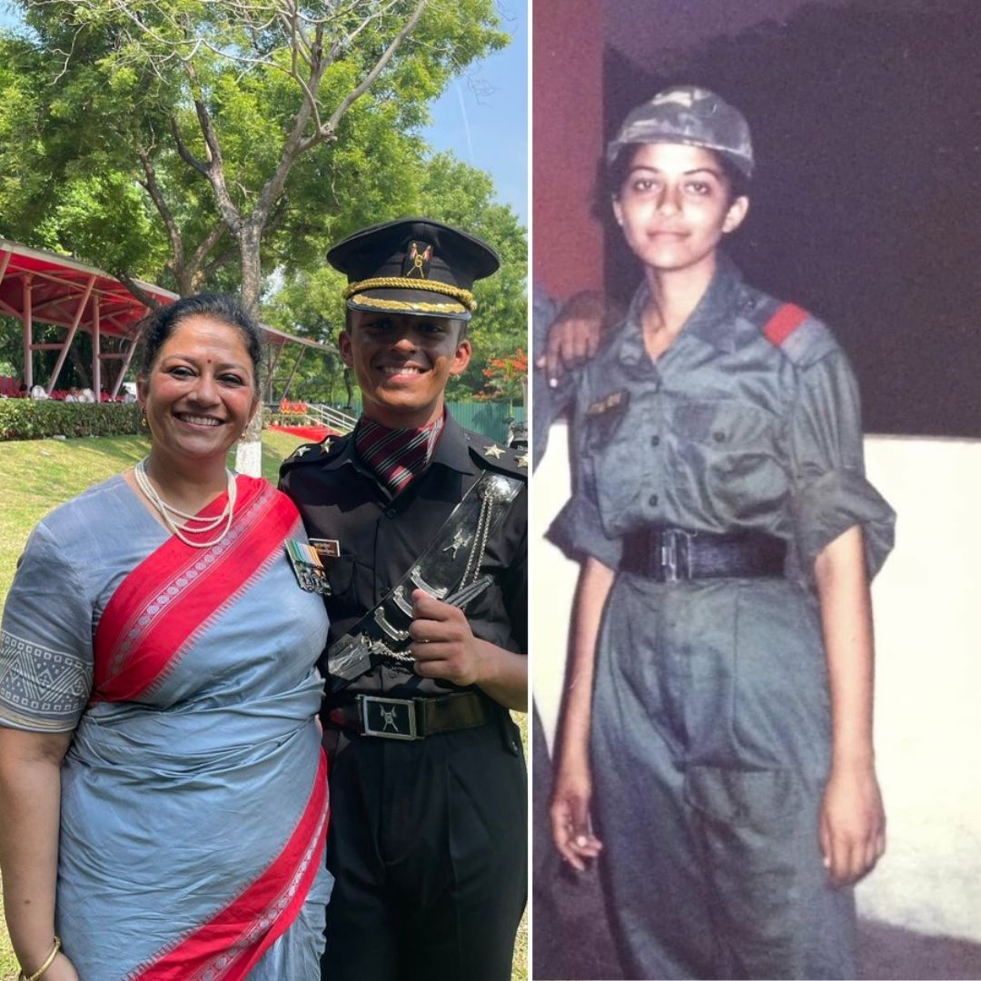 Like Mother, Like Son: Heartwarming Post About Retired Major & Her Army Graduate Son Is Winning Internet