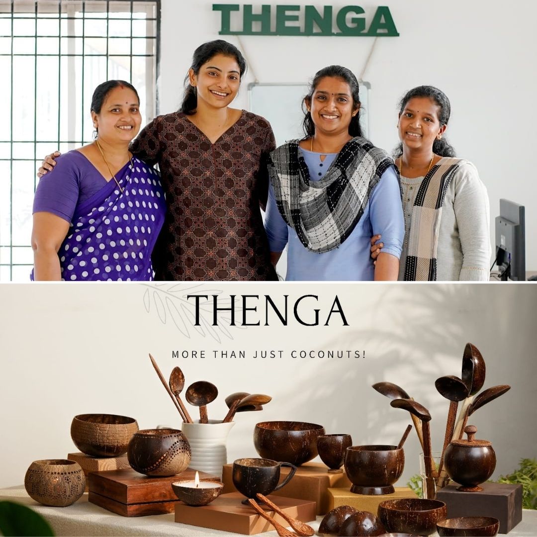 Thenga: Keralas Sustainable Social Brand Upcycling Coconut Shells, Creating Livelihood For Local Artisans