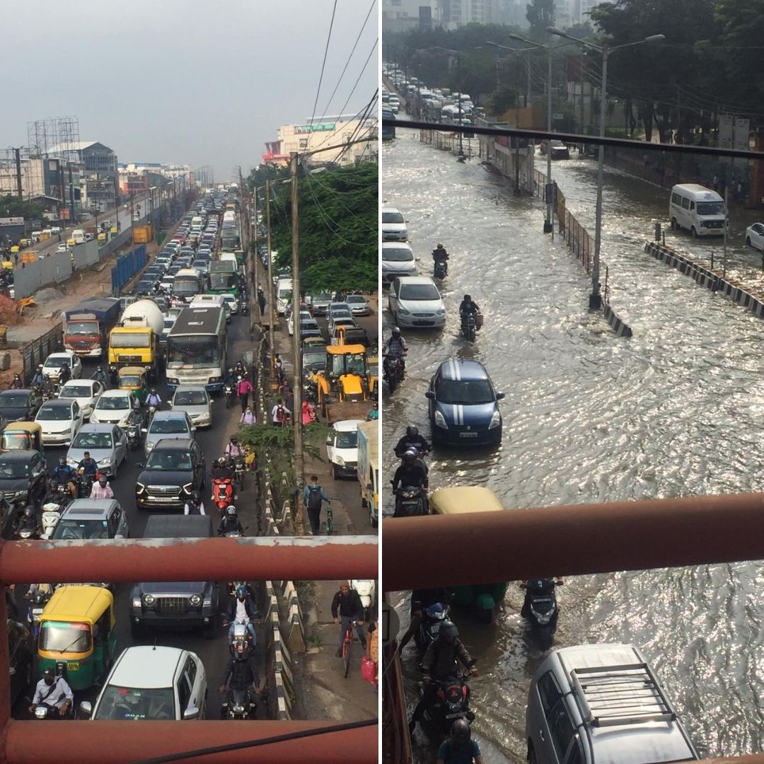 Bengaluru Knee-Deep In Heavy Rains; Citizens Flooded Twitter Demanding Authorities To Take Measures 