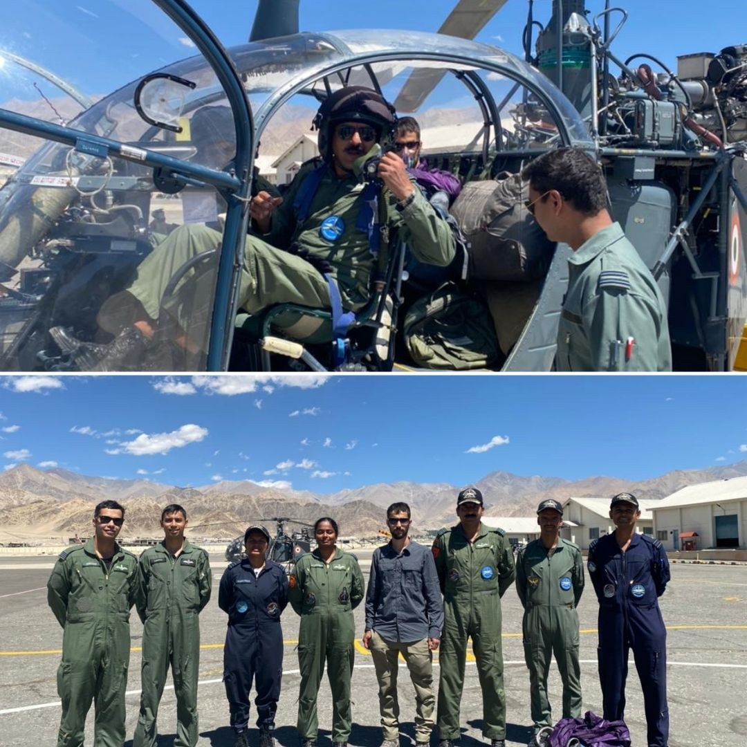 Commendable! Indian Air Force Rescues Israeli National From High-Altitude Of Over 16,000 Feet In Ladakh