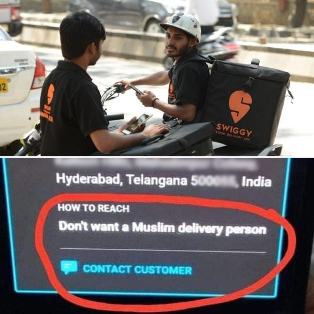 No Muslim Delivery Person Demands Swiggy User, Receives Massive Social Media Backlash