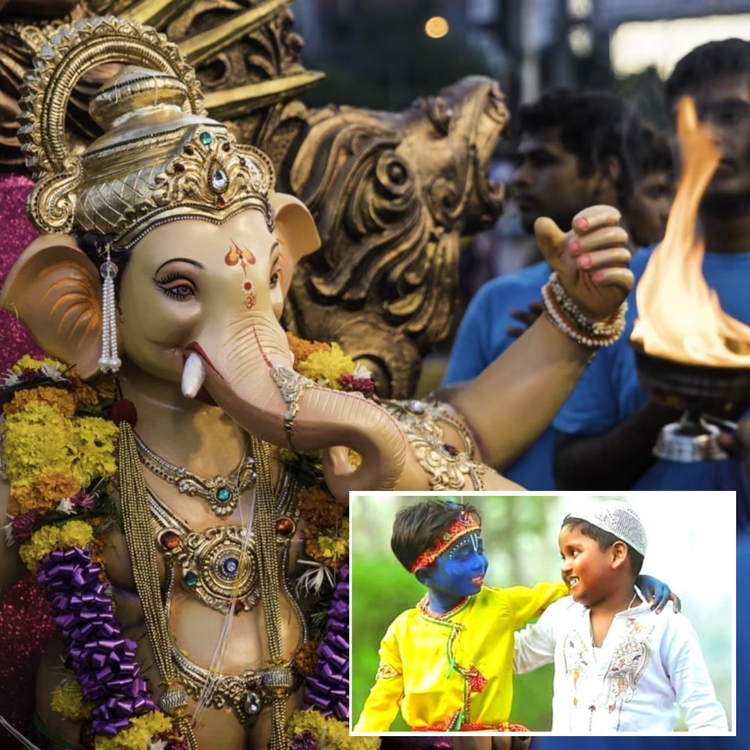 Harmony On Display! Hindus & Muslims Celebrate Ganesh Chaturthi ...