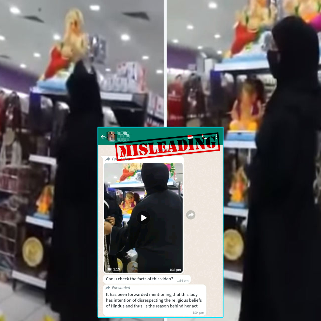 2-Year-Old Video Of Woman Vandalising Ganeshas Idol In Bahrain Revived Again