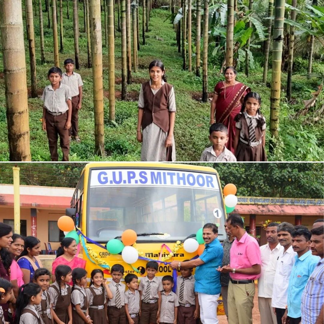 Dakshina Kannada Govt School Sells Areca Nut To Buy Bus, Ensures Safe Transportation For Students