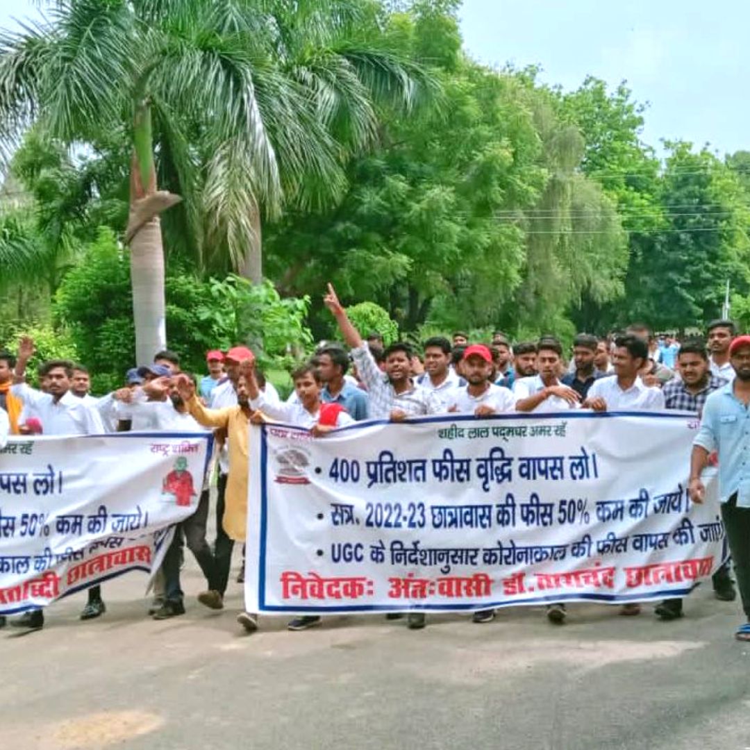 Allahabad University: Protest Continues Over 400% Fee Hike, Student Attempts Self-Immolation