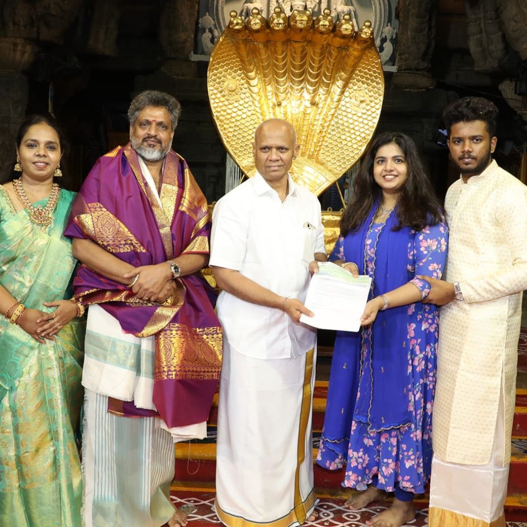 Not For First Time: Chennai-Based Muslim Couple Donate Rs 1.02 Crore To Tirumala Temple Trust