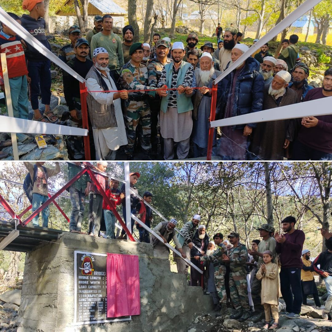 Friendship Bridge: Army Constructs 37-Feet-Long Steel Bridge Within 2 Weeks In Jammu & Kashmir