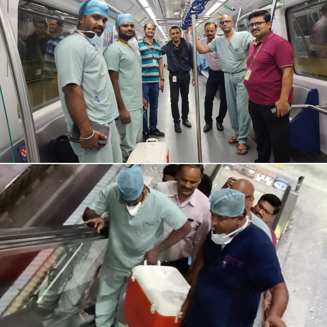Doctors Take Metro Rail To Transport Live Heart For Transplant Surgery, Covers 21 KM In 25 Minutes