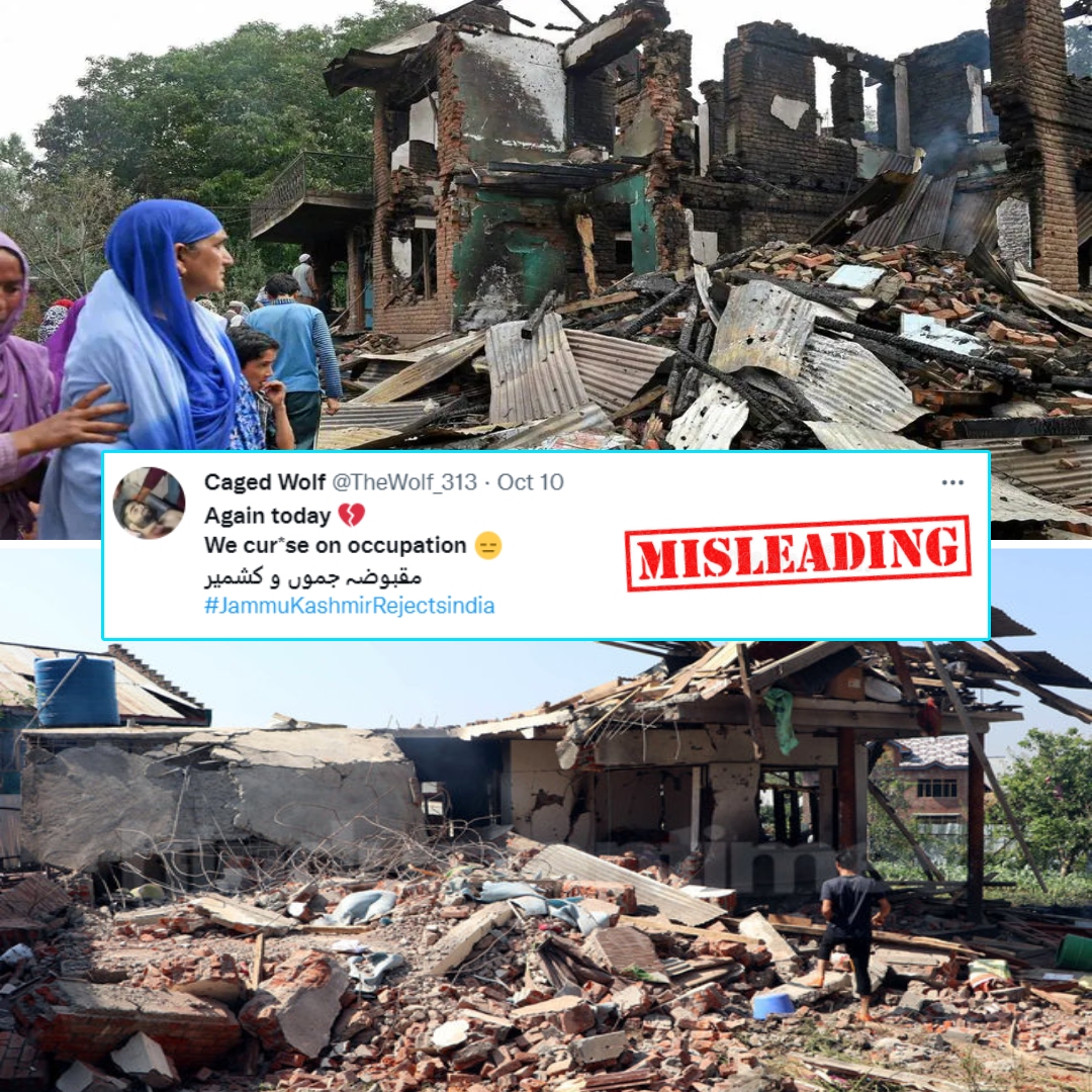 Old Images Of Destroyed Houses In J&K Shared As Photos Of Recent Demolition Drive