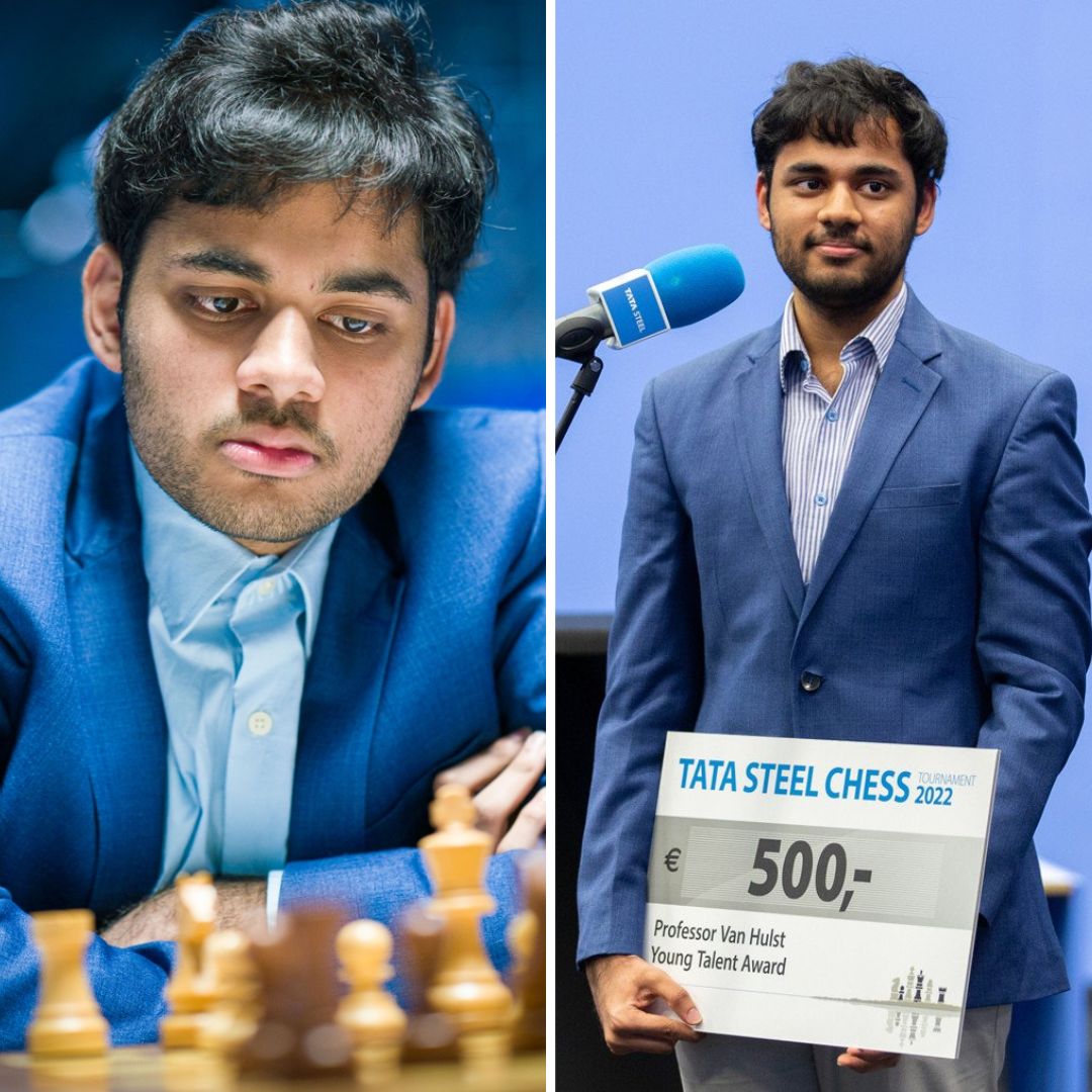 Teenage Chess Prodigy Arjun Erigaisi Shocks World Champion Magnus Carlsen  In Aimchess Rapid Tournament