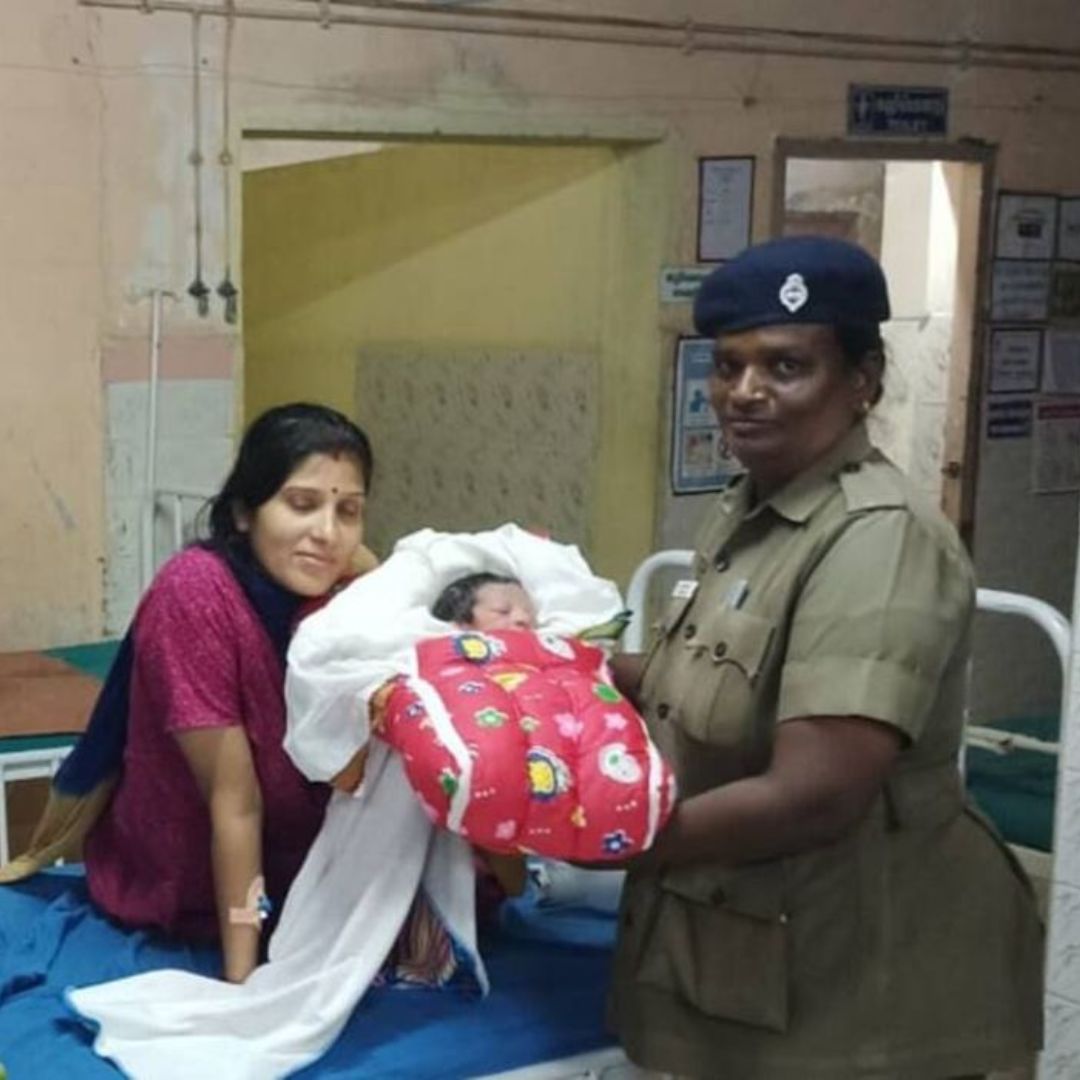 Tamil Nadu: Cop Help 29-Yr-Old Pregnant Woman Deliver Baby At Arakkonam Railway Station