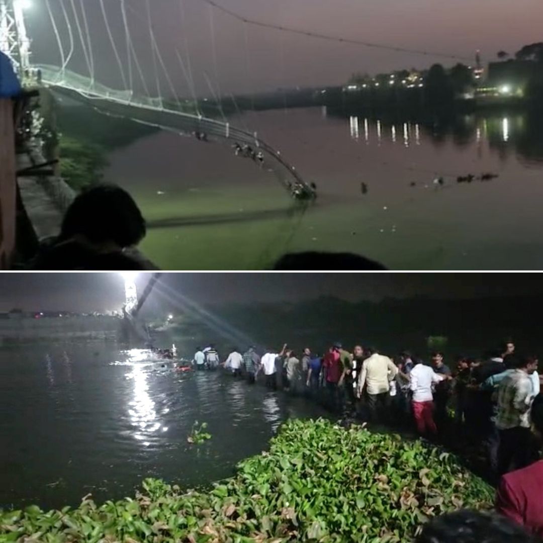 Morbi Bridge Collapse: More Than 130 Dead As Bridge Collapses During Chhath Puja Celebrations, Rescue Missions Underway