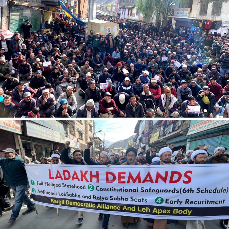 After 3 Years As Union Territory, Massive Protests Break Out In Ladakh For Statehood And Recognition