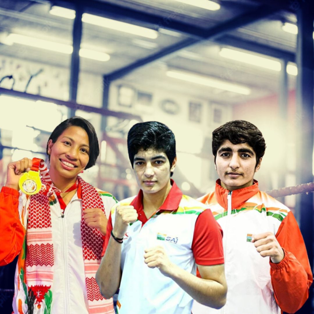 Indian Boxers Lovlina, Parveen Clinches Gold; Minakshi Signs Off With Silver At Asian Championships