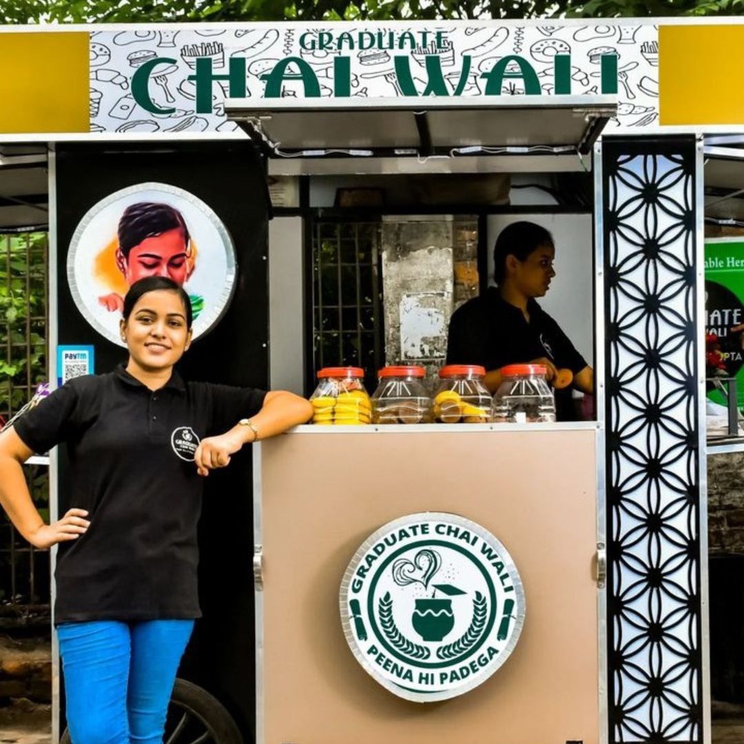 Graduate Chaiwali' Rebuilds Tea Stall After Patna Municipality Confiscates Her Shop For Second Time