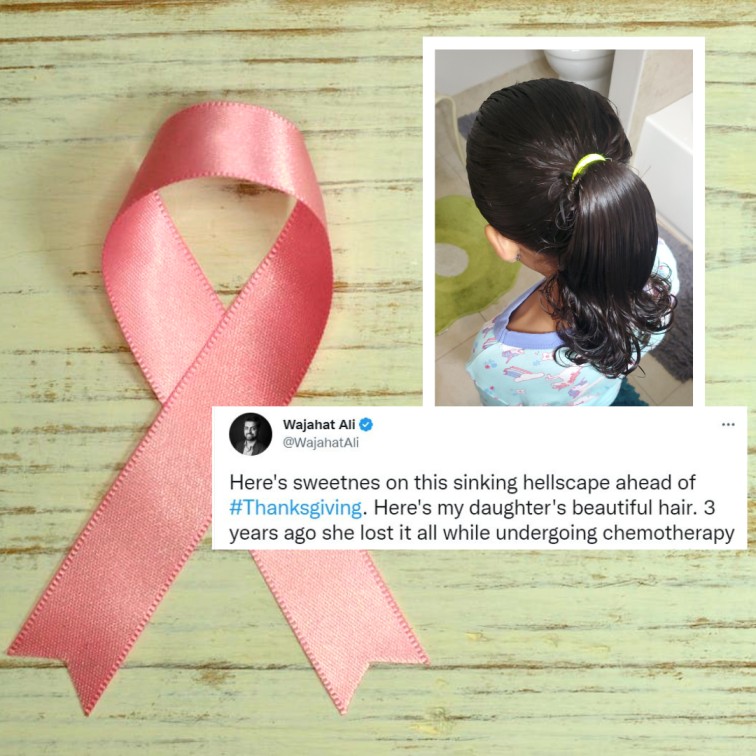 Man Shares Heartwarming Photo Of Cancer-Survivor Daughters Regrown Hair On Twitter, Inspires Many