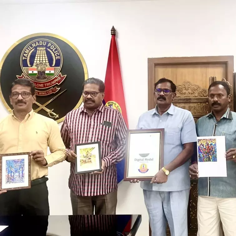 Idol Wing Of Tamil Police Gives Digital Medals To Outstanding Team Members, First State In World To Do So