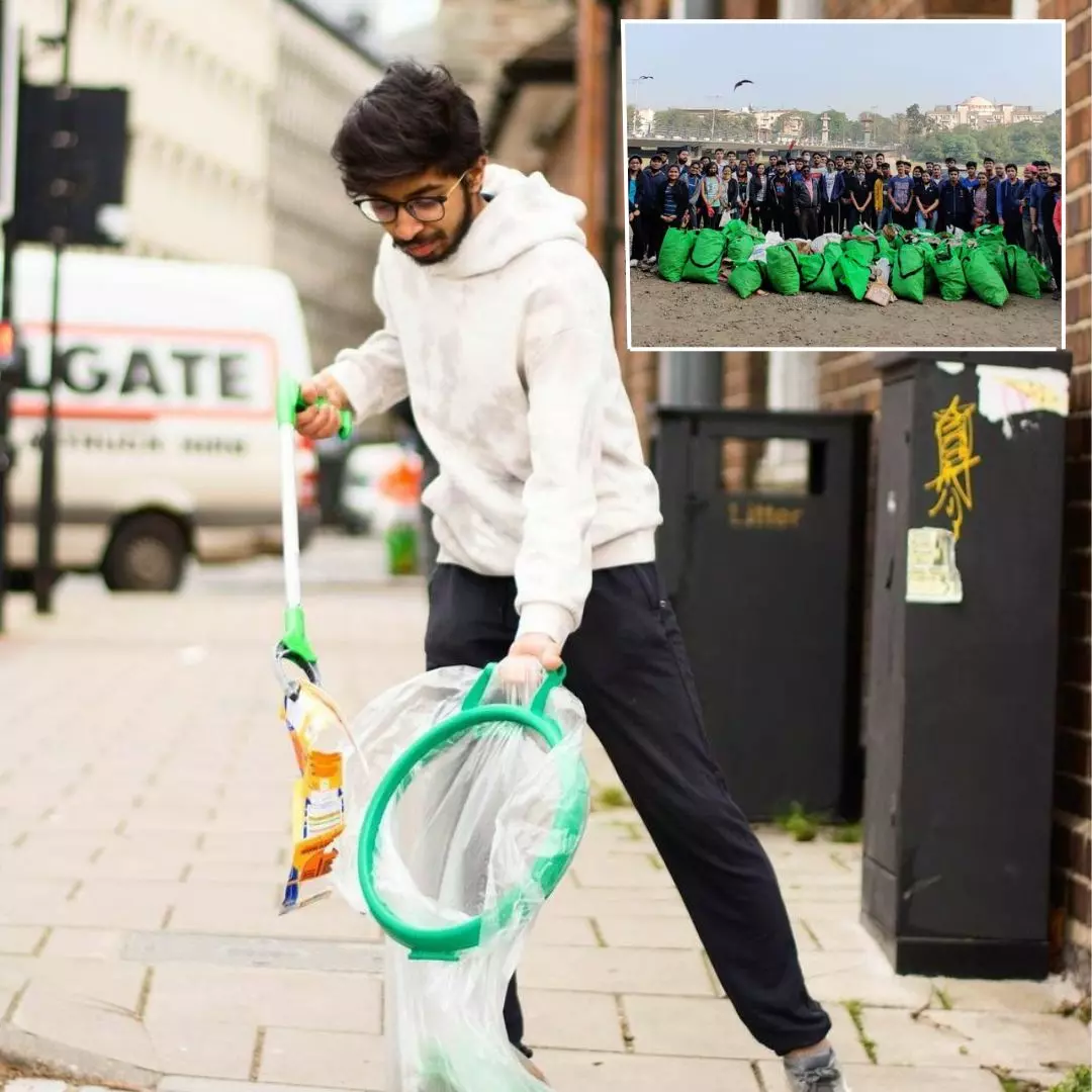 Cleaner Communities! Heres How This Indian Student Is Getting People To Keep Streets Of Pune To UK Litter-Free